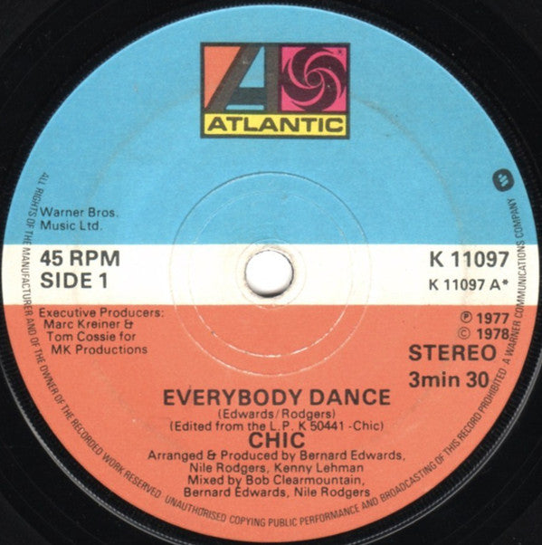 Chic - Everybody Dance (7", Single)