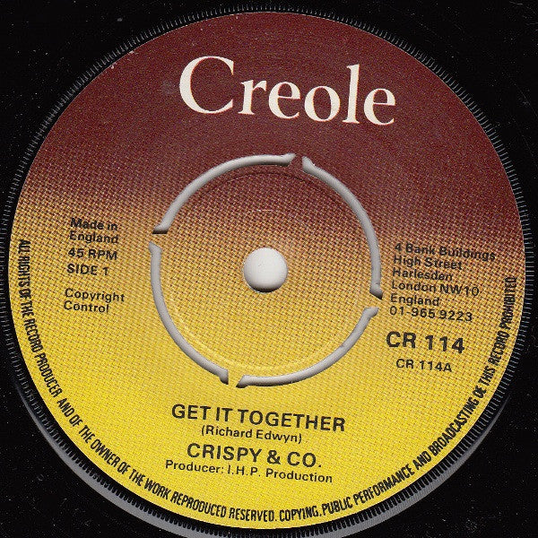 Crispy & Co.* - Get It Together (7")