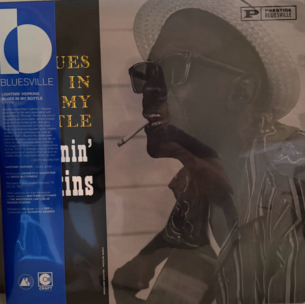 Lightnin' Hopkins - Blues In My Bottle (LP, Album, RE, RM, 180)
