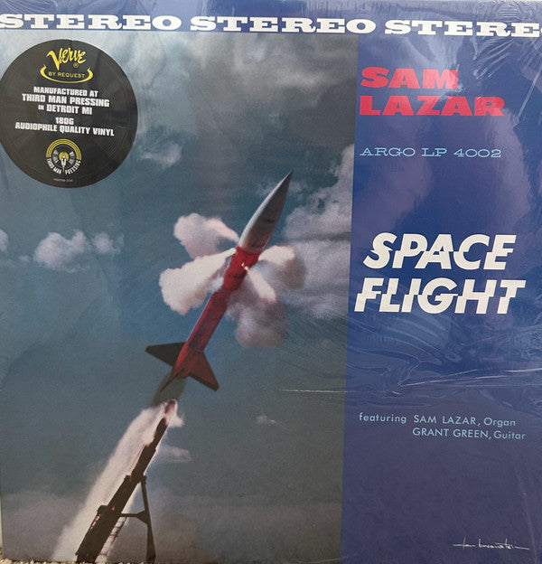 Sam Lazar - Space Flight (LP, Album, RP, 180)