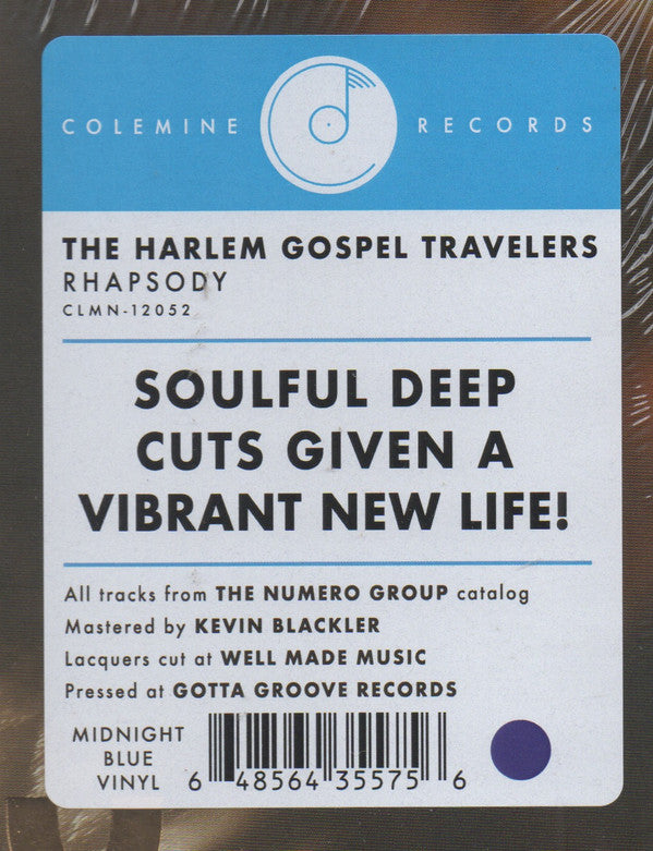 The Harlem Gospel Travelers - Rhapsody (LP, Album, Ltd, Mid)
