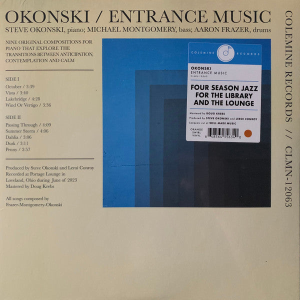 Okonski - Entrance Music (LP, Album, Ora)