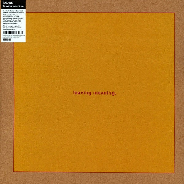Swans - Leaving Meaning. (2xLP, Album)