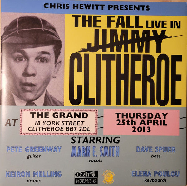 The Fall - The Fall Live In Clitheroe (LP, Album, RSD, Ora)