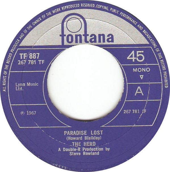 The Herd* - Paradise Lost (7", Single)