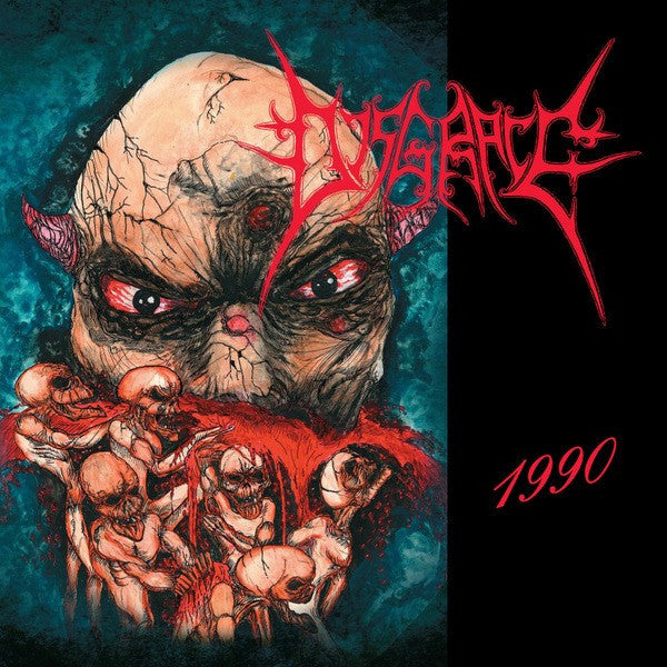 Disgrace (3) - 1990 (LP, Comp, Ltd, RE, Red)