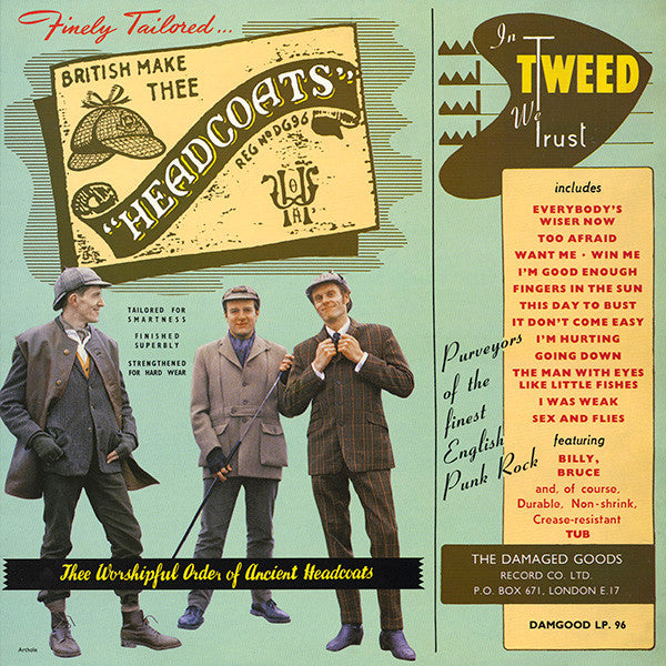 Thee Headcoats - In Tweed We Trust (LP, Album, Mono)