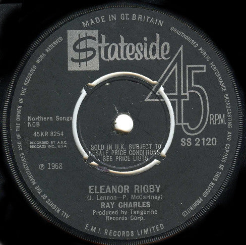 Ray Charles - Eleanor Rigby (7")