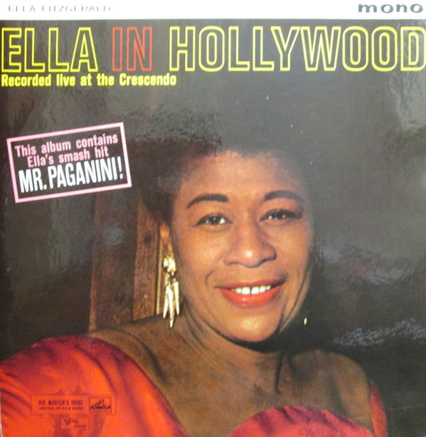 Ella Fitzgerald - Ella In Hollywood (LP, Album, Mono)