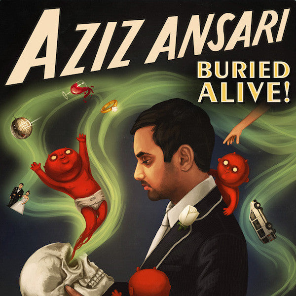 Aziz Ansari - Buried Alive! (2xLP, Album, Red)