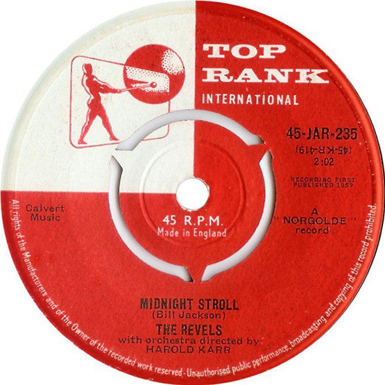 The Revels* - Midnight Stroll (7", Mono)