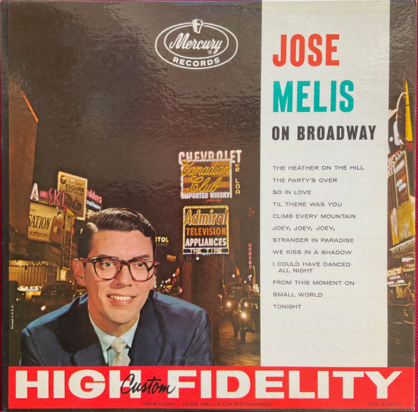 José Melis - On Broadway (LP, Mono)