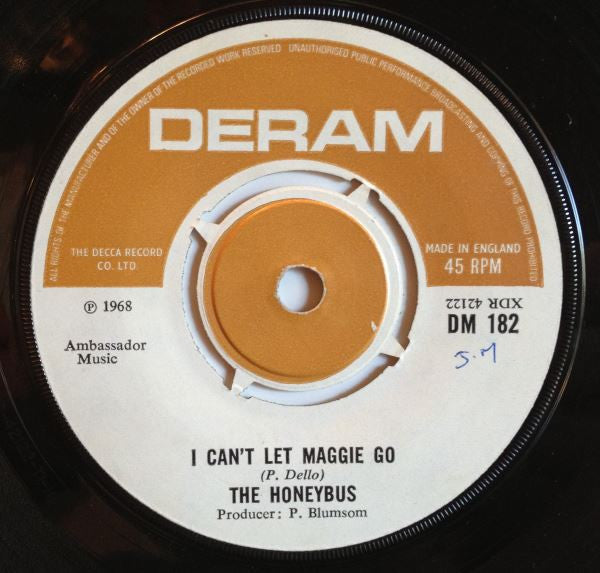 The Honeybus* - I Can't Let Maggie Go (7", Single)
