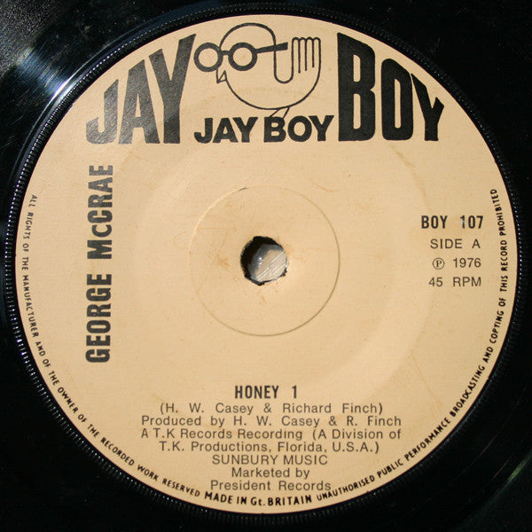 George McCrae - Honey 1 (7", Single, Sol)