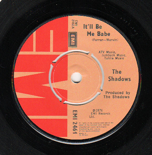 The Shadows - It'll Be Me Babe (7")