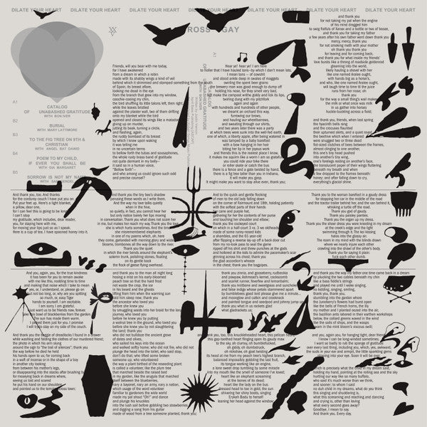 Ross Gay - Dilate Your Heart (LP, Album, Opa)