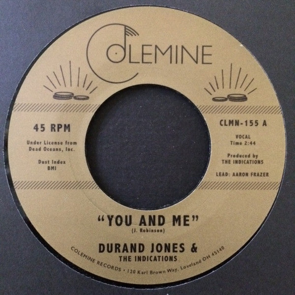 Durand Jones & The Indications - You And Me (7")