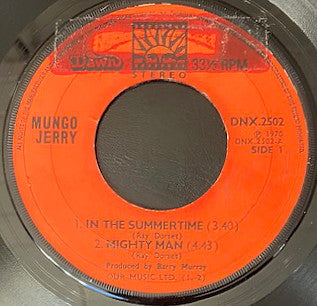 Mungo Jerry - In The Summertime (7", Lar)