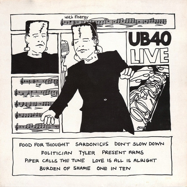 UB40 - Live (LP, Album, Bla)