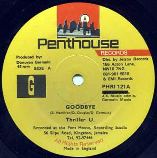 Thriller U.* - Goodbye (12")