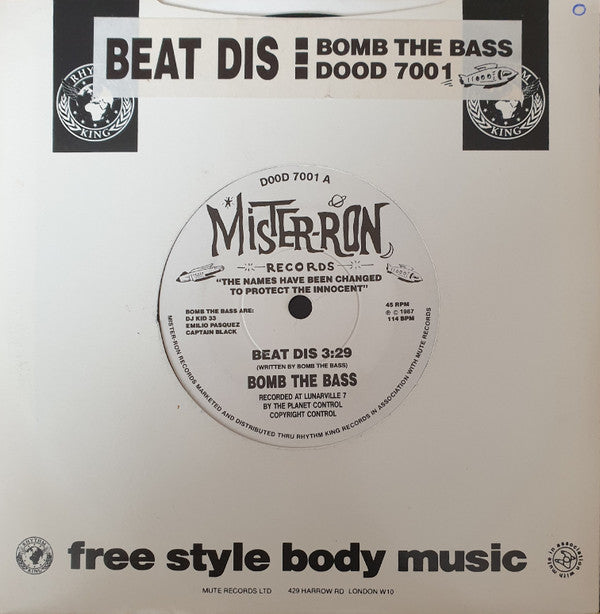 Bomb The Bass - Beat Dis (7")