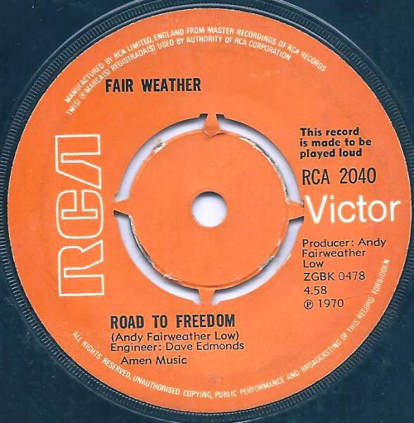 Fair Weather - Road To Freedom / Tutti Frutti (7")