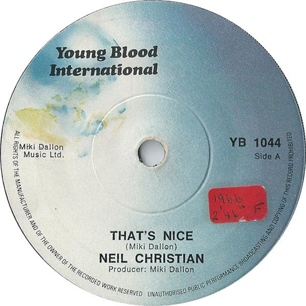 Neil Christian (2) - That's Nice (7", Single, RE, Sol)