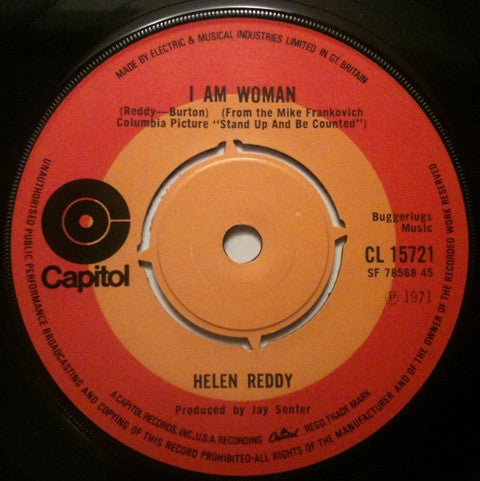 Helen Reddy - I Am Woman (7")