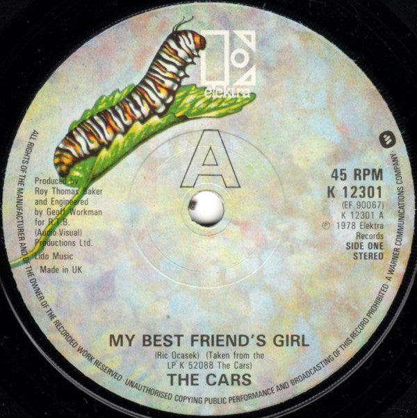 The Cars - My Best Friend's Girl (7", Single, No )