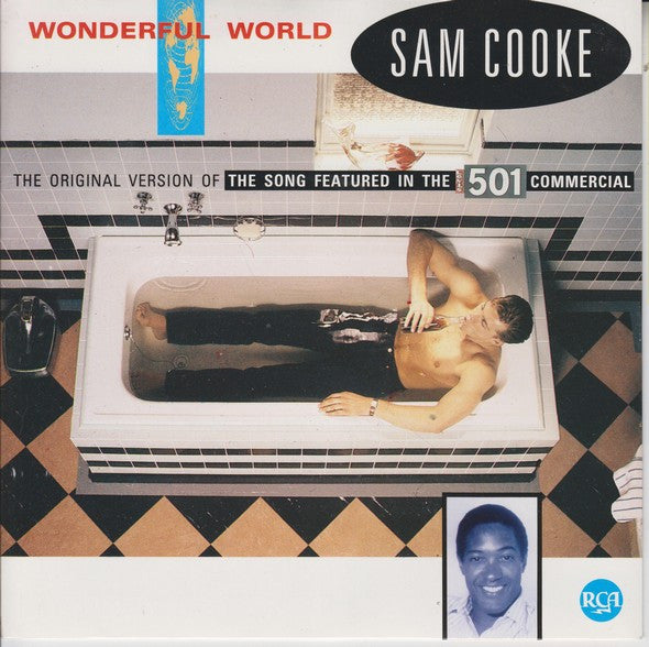 Sam Cooke - Wonderful World (7", Single, Mono)