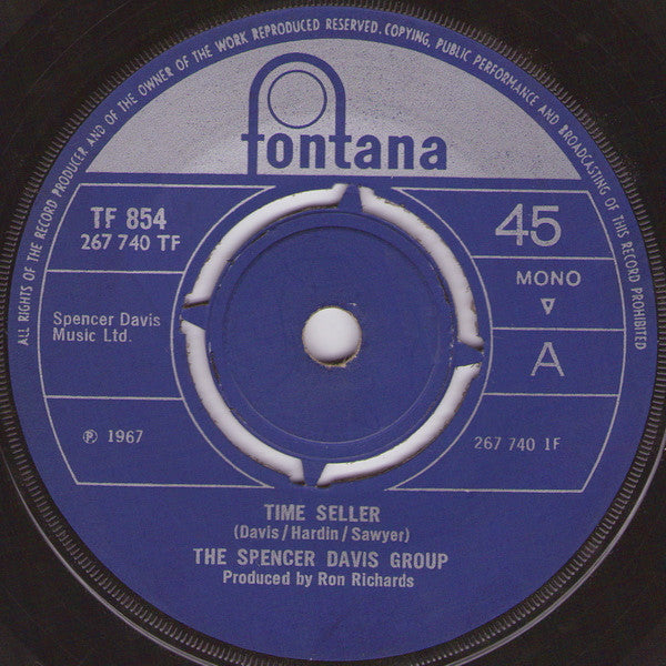 The Spencer Davis Group - Time Seller (7", Single, Mono, 4-P)