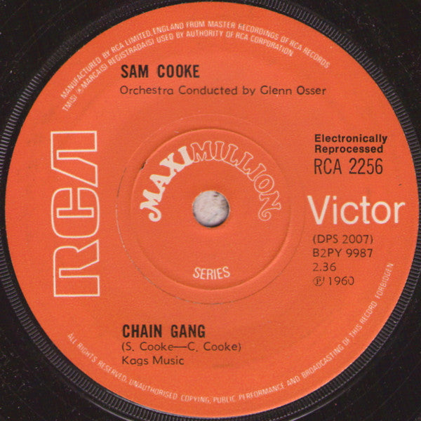 Sam Cooke - Chain Gang (7", Maxi, Sol)