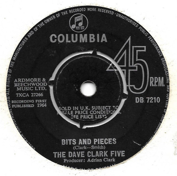 The Dave Clark Five - Bits And Pieces (7", Single)