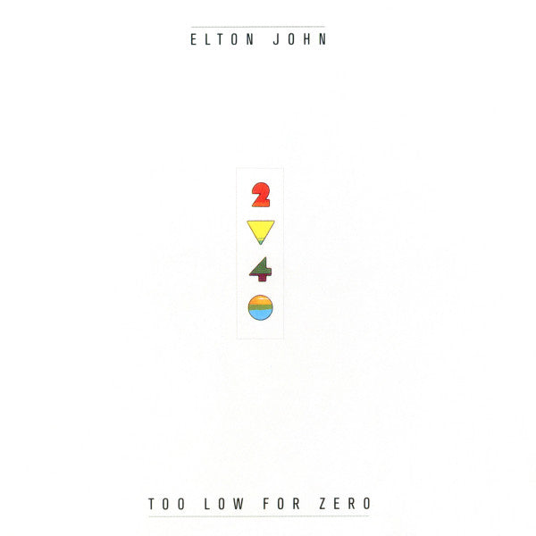 Elton John - Too Low For Zero (CD, Album, RE, RM, RP)
