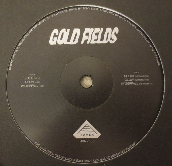 Gold Fields - Glow EP (12", EP, Ltd)