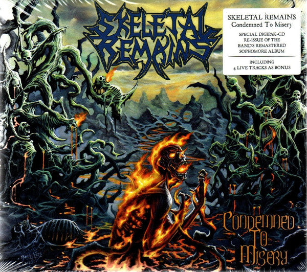 Skeletal Remains (3) - Condemned To Misery (CD, Album, RE, RM, Dig)