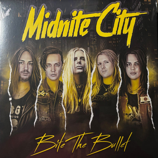 Midnite City - Bite The Bullet (LP, Album, Yel)
