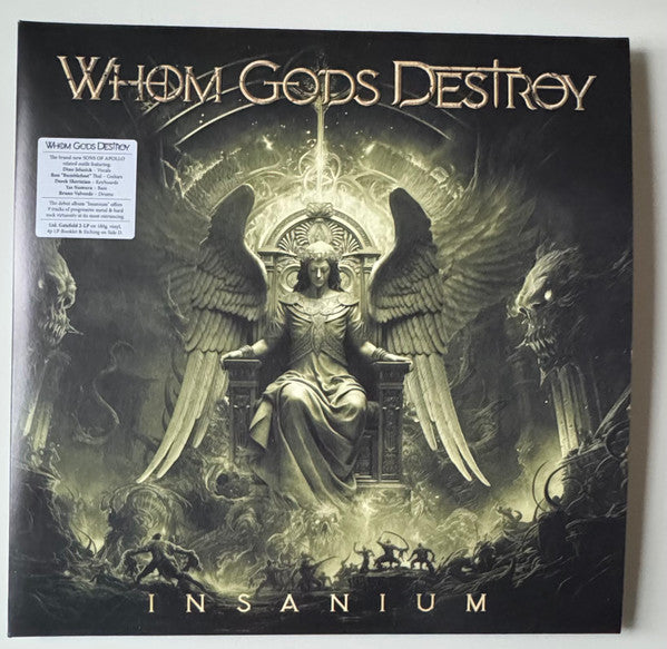 Whom Gods Destroy (2) - Insanium (LP, 180 + LP, S/Sided, Etch, 180 + Album)