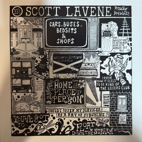 Scott Lavene - Cars, Buses, Bedsits & Shops (LP, Album, Eco)