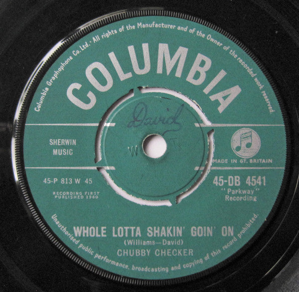 Chubby Checker - Whole Lotta Shakin' Goin' On (7")
