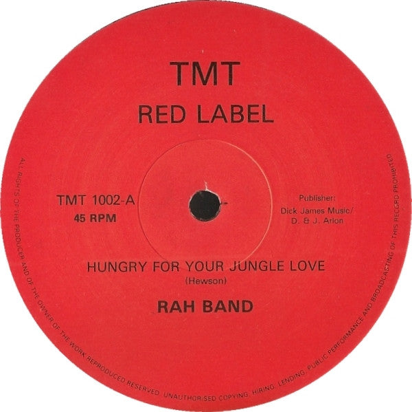 RAH Band - Hungry For Your Jungle Love (12")