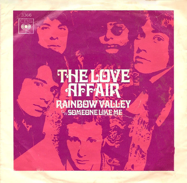 The Love Affair - Rainbow Valley (7", Single, 4-P)