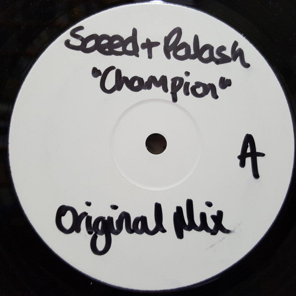 Saeed & Palash - Champion (12", W/Lbl)