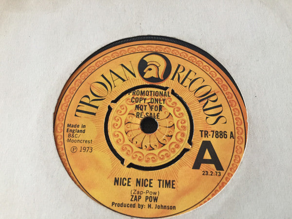 Zap Pow - Nice Nice Time (7", Promo)