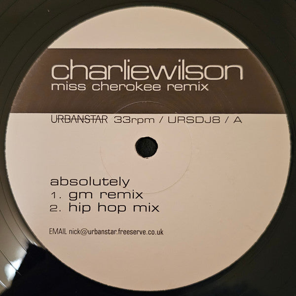 Charlie Wilson - Absolutely + Remixes (12")