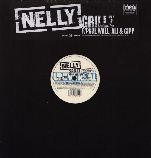 Nelly F/ Paul Wall, Ali & Gipp - Grillz (12")