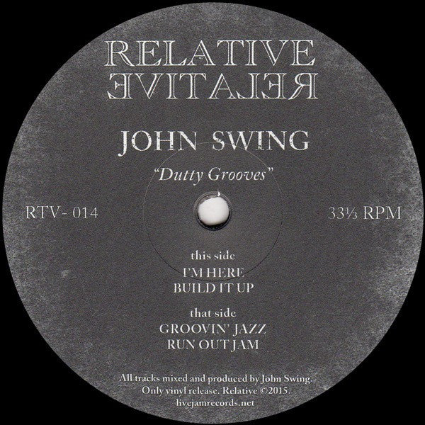 John Swing - Dutty Grooves (12", EP)