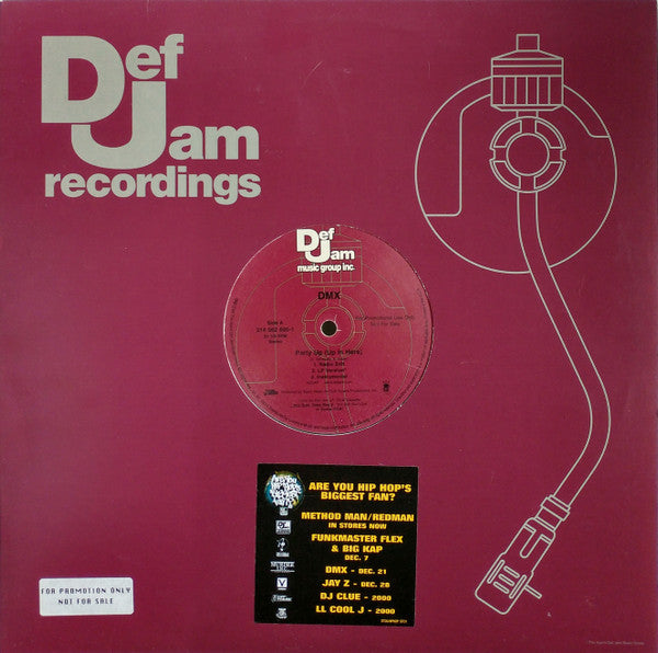 DMX - Party Up (Up In Here) (12", Promo)