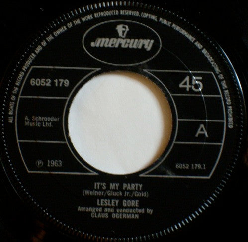 Lesley Gore - It's My Party (7")