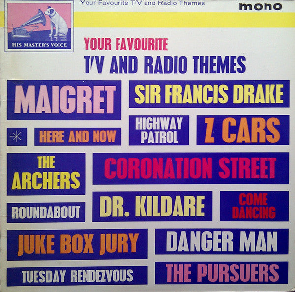 Various - Your Favourite T'V And Radio Themes (LP, Comp, Mono)